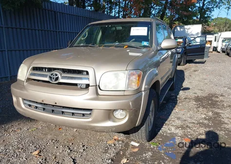 2005 Toyota Sequoia Sr5 V8 from USA, damaged, VIN 5TDBT44A55S244306